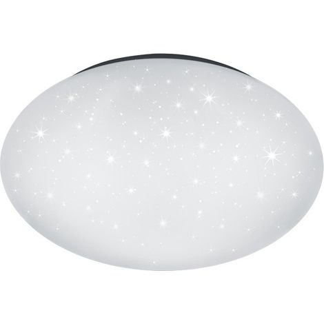 Plafoniera LED, plastica, bianco, 37x8,5x37 cm, Paolo (1/2)