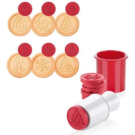 Delicia Keksstempel mit 6 Weihnachtsdekorationen (1/3)