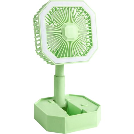 1 Ventilateur de camping, Lanterne LED, Batterie 500mAh, Angle réglable, USB, Tente Urgence (1/5)