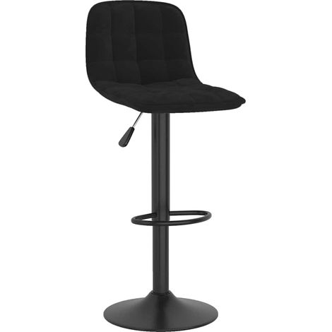 Maison Exclusive - Barhocker Schwarz Samt (1/5)
