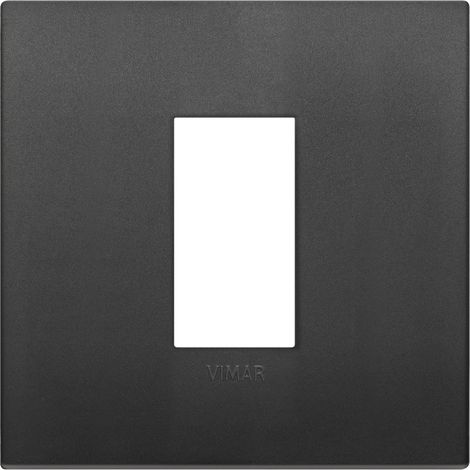Klassische Platte 1M Schwarz VIMAR 19641.71