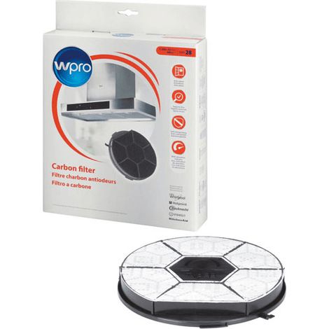 FILTRE CHARBON ACTIF TYPE 28 CHF289 pour HOTTE WHIRLPOOL -... (1/2)