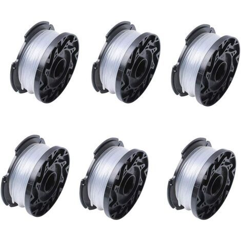 Green Mobility-Accessoire pour coupe-bordure- Bobine de tondeuse A6481 A6485 pour Black Decker Coupe Bordures Paquet de 6- (1/5)