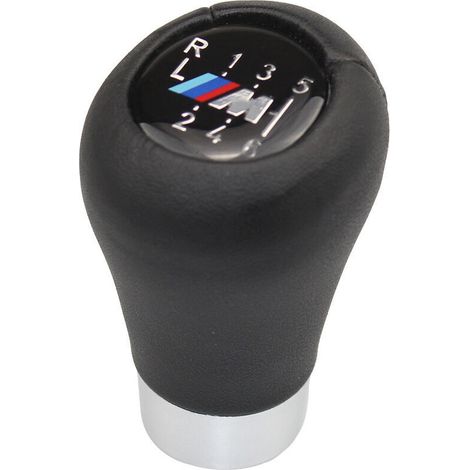 Pommeau de levier de vitesses sport en cuir à 6 rapports pour BMW Série 3 E46, Série 5 E60, E61 LCI, Série 6 E63, E64 LCI, X3, F25, X4, F26