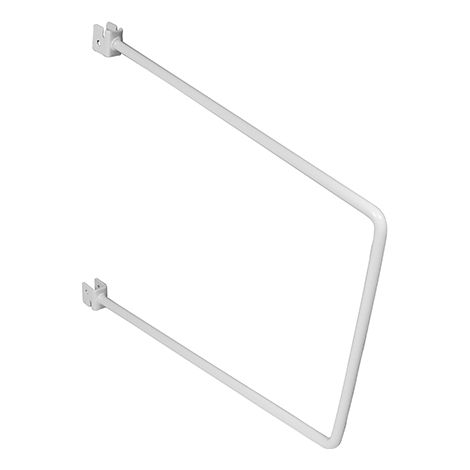 TIMCO Twin Slot Flexible Bookend White - 200mm