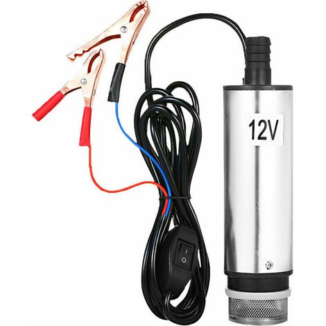 Pompe Submersible Pour Le Pompage De L'Eau Gasoil 51Mm Huile Eau Diesel Pompe De Transfert De Carburant Avec Ecran Fliter Plein D'Essence DC 12V (1/5)