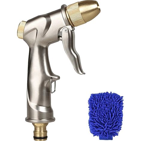 Spruzzatore da giardino, getti regolabili, struttura in metallo resistente, arma e tessuto (1/2)