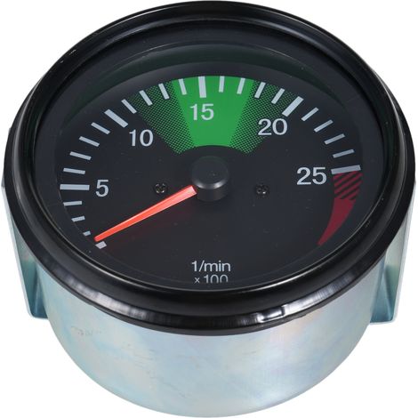 Tachymètre 12V, 3.75 pouces, 0-2500RPM/min, 637HZ, remplacement pour voiture et moto, pour Mercedes Benz, tableau de bord modifié 100mm (1/5)