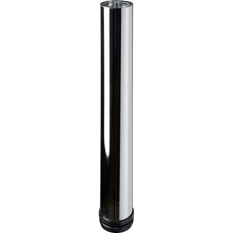 Hettich Möbelfuß 6,0 x 40 - 43 cm Stahl verchromt - 1 Stück Möbelfuß
