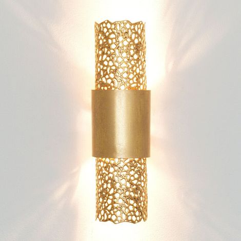 [NEUWERTIG] B-Ware Holländer Wandleuchte Palazzo Wandlampe Wandlicht Deko-Flurleuchte Lampe gold (1/2)