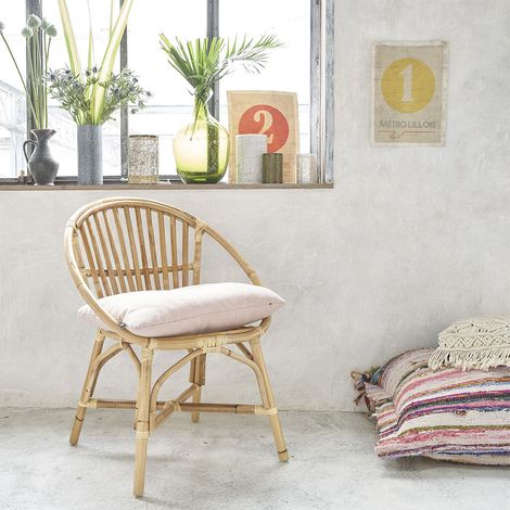 Fauteuil en rotin naturel (1/5)