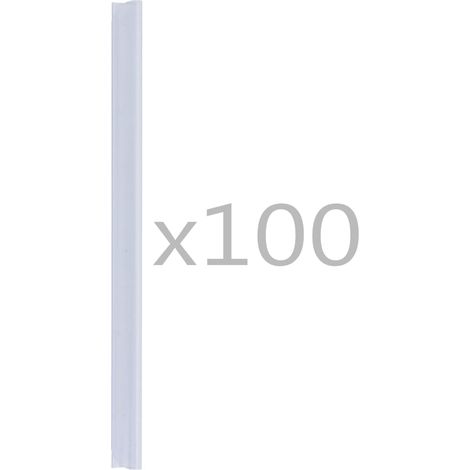Zaunbandbefestigungen 100 Stück PVC Transparent