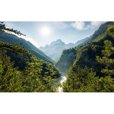 Papier peint panoramique naturel Porte des Elfes (1/4)