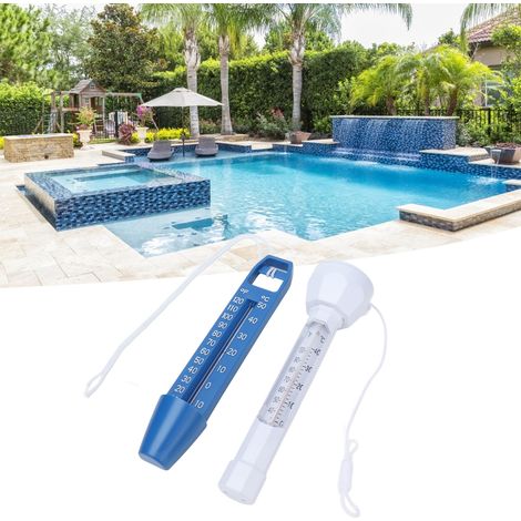 Thermomètre flottant Thermometer Set multi-unit durable imperméable pour température de l'eau avec lanyard (1/5)