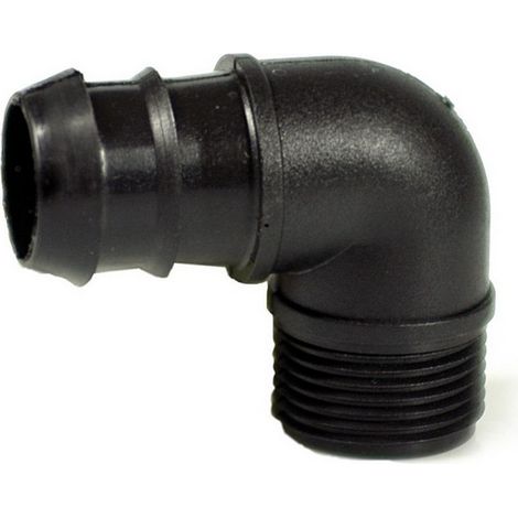 100PZ RACCORDO FILETTATO A GOMITO PER TUBO IN POLIETILENE MASCHIO  mm. 16x1/2