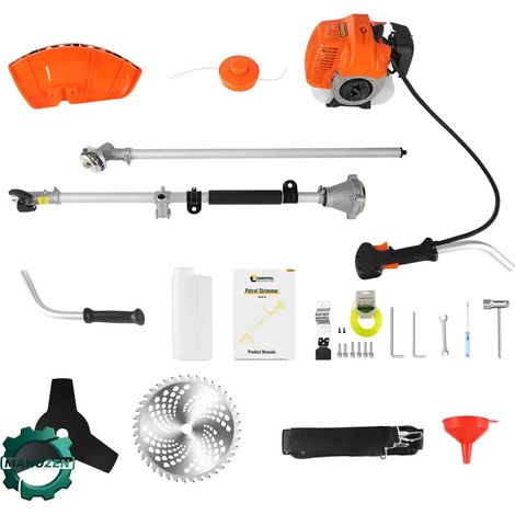 Manuzen - Débroussailleuse thermique 52 cm³ 3-en-1 – moteur 2 temps — Débroussailleuse 3-en-1 (1/5)