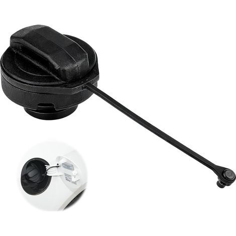 Universal Car Tank Cover, Replacement Fuel Tank Cap for Automobiles and Vans Heavy Duty Plastic Accessory, Reusable and Easy to Install