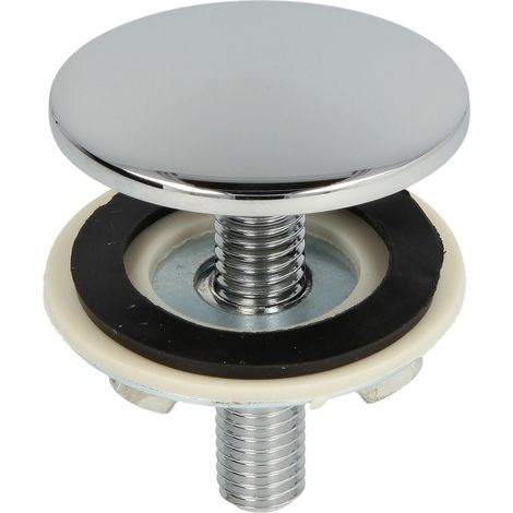 Bouchon p. vasque 44 mm diamètre , laiton chromé