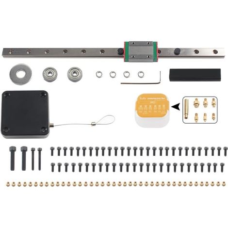 Outil de Presse à Insertion Thermique Kit de Presse Furtif Kit D'Écrou D'Insertion Intégré M2 M3 M6 M8 pour Pièces d'impression 3D sans Fer à Souder (1/5)