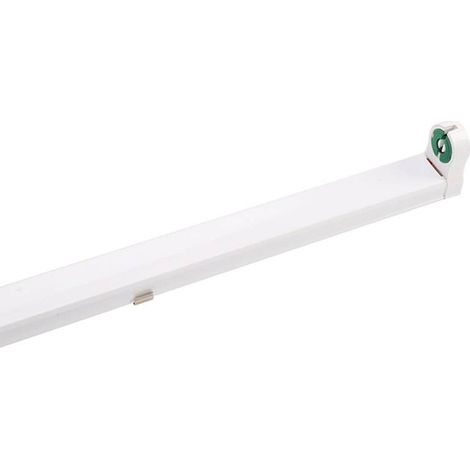 Support pour tube LED T8 de 60 cm. Connexion d'un ou deux côtés