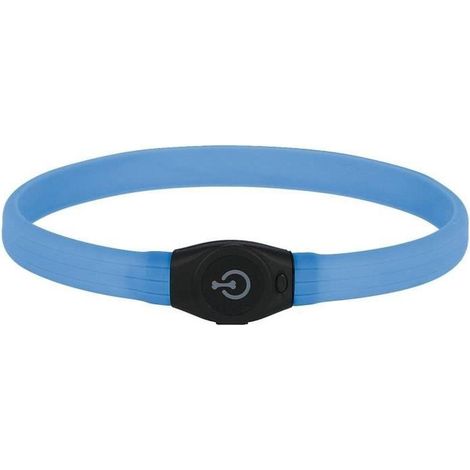 Kerbl Maxi Safe LED-Halsband Blau Sichtbarkeit 500m