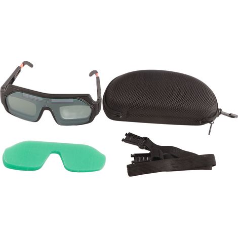 Auto Darkening Welding Goggle Solar Eye Safety Protective PC Glasses for Welder Soldering