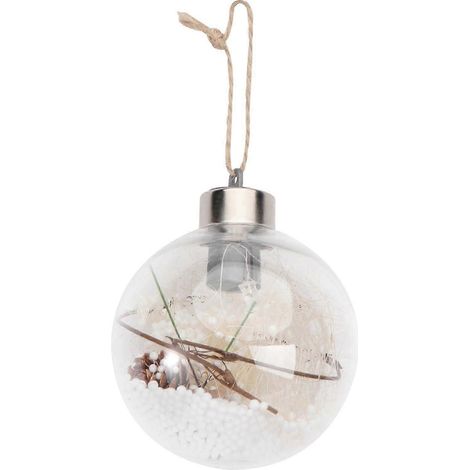 Boules de Noël à LED, décoration suspendue, lot de 3 (1/5)