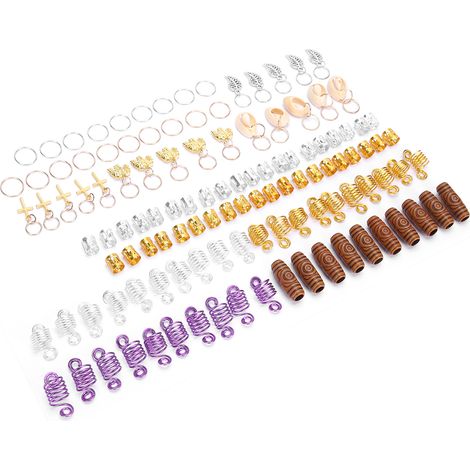 120 DIY-Haarspangenringe in Muscheloptik, dekorative Haarspangen als Haaraccessoires (1/5)