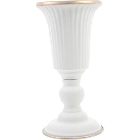 Vase de Mariage Grand Décoratif en Fer Blanc pour Fleurs Artificielles (1/5)