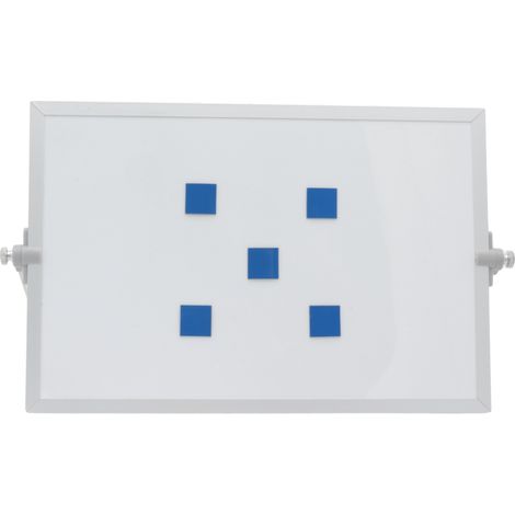 Symbole magnétique Carré 2x2 cm bleu