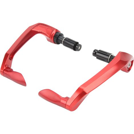 Motorrad-Hebelschützer CNC-gefräste Lenkerendschützer Brems-/Kupplungshebelschutz Aluminiumlegierung Universal ATV Quad (1/5)