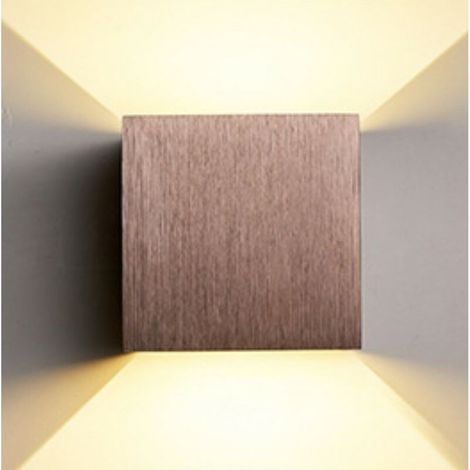 1 unidad de aplique de pared 12W, aplique de pared LED para exterior/interior, aplique de pared exterior ajustable, aplique de pared interior impermeable IP65, adecuado para dormitorio, pasillo, salón