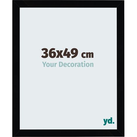 yd. - Cadre photo 36x49 - Noir Brillant - MDF - Mura