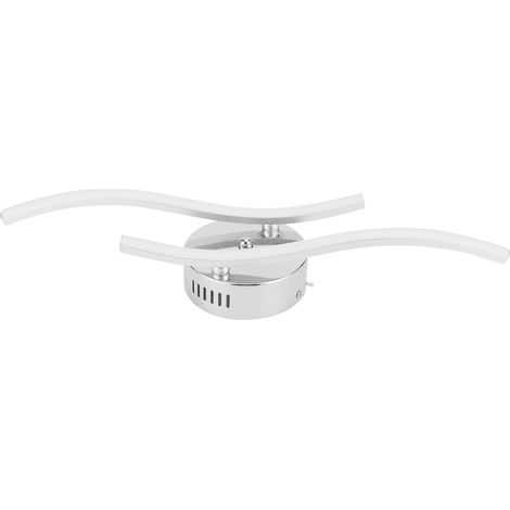 Plafonnier LED ondulé pour salon, chambre, cuisine, AC85-265V, lumière chaude (1/5)