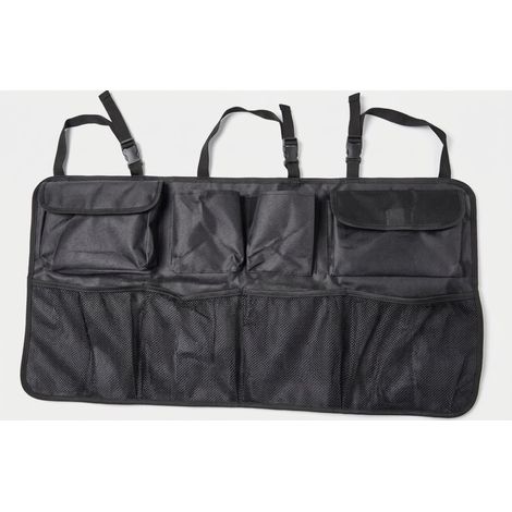 TrendLine Kofferraumorganizer 87 x 42 cm – faltbar, platzsparend, für Ordnung im Auto, schwarz