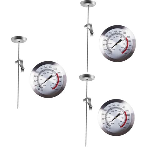 Ciieeo 3pièces Thermomètre Alimentaire Inoxydable Pour Viande Bbq (1/5)