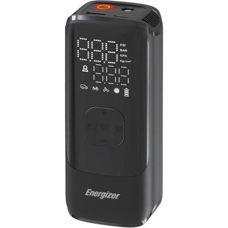 Compressore d'aria Energizer PAC4000 portatile con powerbank 2000mAh Nero [PAC4000]