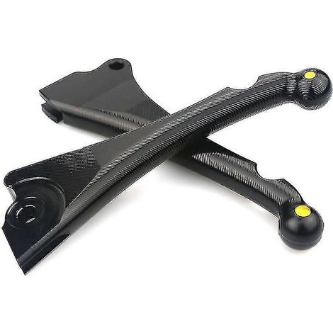 Leviers de freins CNC pour moto (disque avant, tambour arrière) avec guidon, compatibles avec VESPA S150, LX150, LXV150, PRIMAVERA 150 et SPRINT 150 (2017, 2018, 2019). (1/5)