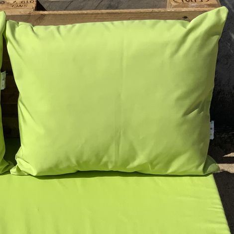Homemaison – Housse de coussin extérieur 60x50 cm – Tissu déperlant 100% polyester – Résistance UV standard 801 – Couture renforcée