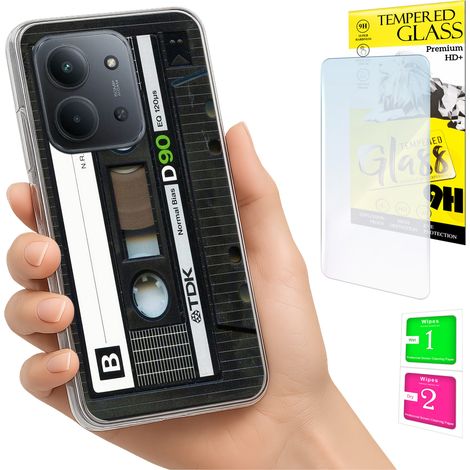 Custodia per Xiaomi Redmi 15C 5G 173mm / Poco C85, cover posteriore in vetro (1/5)