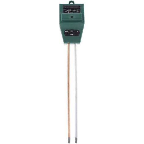 Testeur ph Terre 3 en 1 Testeur ph Sol, Soil Tester Kit Testeur Humidité Plantes PH Terre Metre Sol pour Fleurs/Herbe/Plante/Jardin/Ferme/pelouse 290x50x38MM(Vert)
