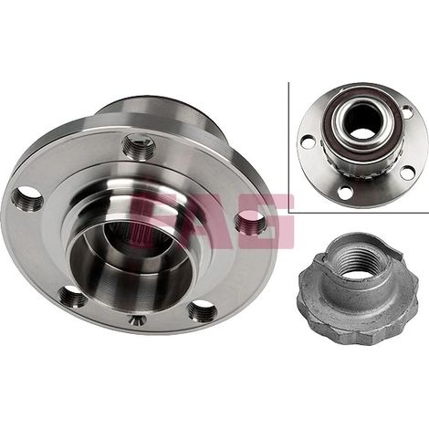 Kit de roulements de roue FAG 713 6108 20 SKODA 6Q0407621BG 6Q0407621BH