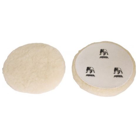 MIRKA TAMPONE IN LANA D'AGNELLO BIANCO GRIP 77 MM PEZZI 1