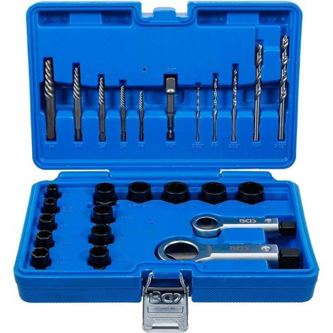 Jeu d Extracteurs de Vis et Casse-Écrous 26 pcs - Douilles à Profil Spiralé - Réparation Facile et Rapide - D-Work (1/5)