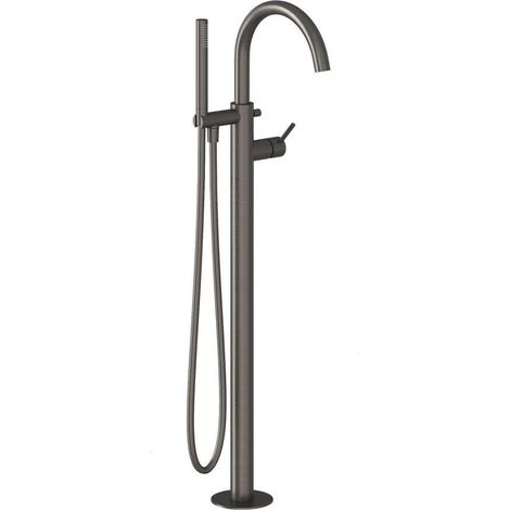 Ravak Espirit - Mitigeur de baignoire au sol, graphite brossé X070502 (1/3)
