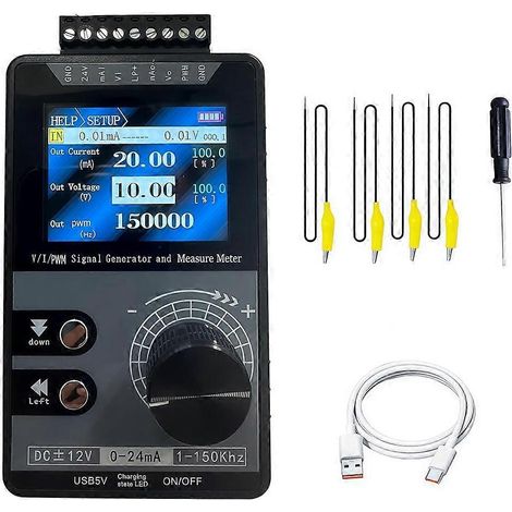 Générateur de signaux réglable 4-20 mA 0-12 V CC Simulateur analogique de tension et de courant PWM (1/5)