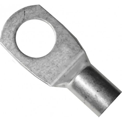Terminale tubolare in rame per cavo da 25 mm e trapano da 10 mm (sacchetto da 25 unità)