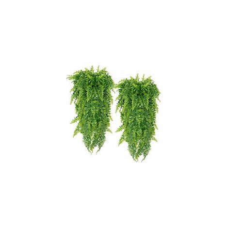 Pezzi di piante artificiali di felce di Boston, piante finte, decorazioni da parete per matrimoni, per casa e all'aperto