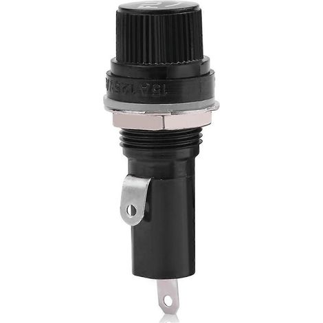 5 porte-fusibles pour montage sur panneau, pour 6 fusibles en verre de 30 A (125 V CA, 15 A / 250 V CA, 10 A). (1/5)