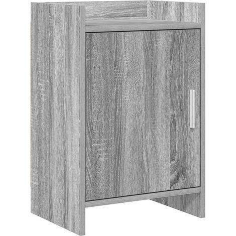 Bedside Tables Grey Sonoma 40 x 30 x 60 cm Engineered Wood vidaXL (1/5)